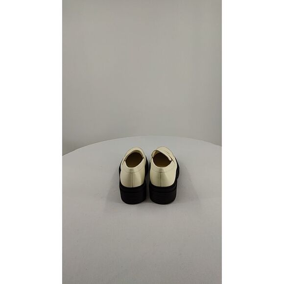 Quince Women Italian Leather Lug Sole Loafer Bone 6 - Picture 3 of 3